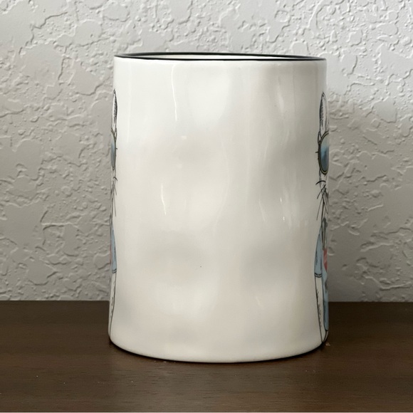 Signature Stoneware French Bulldog Coffee Tea Mug I Woof Music - Picture 4 of 6